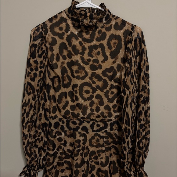 Nasty Gal Cheetah Print Romper - Picture 1 of 5